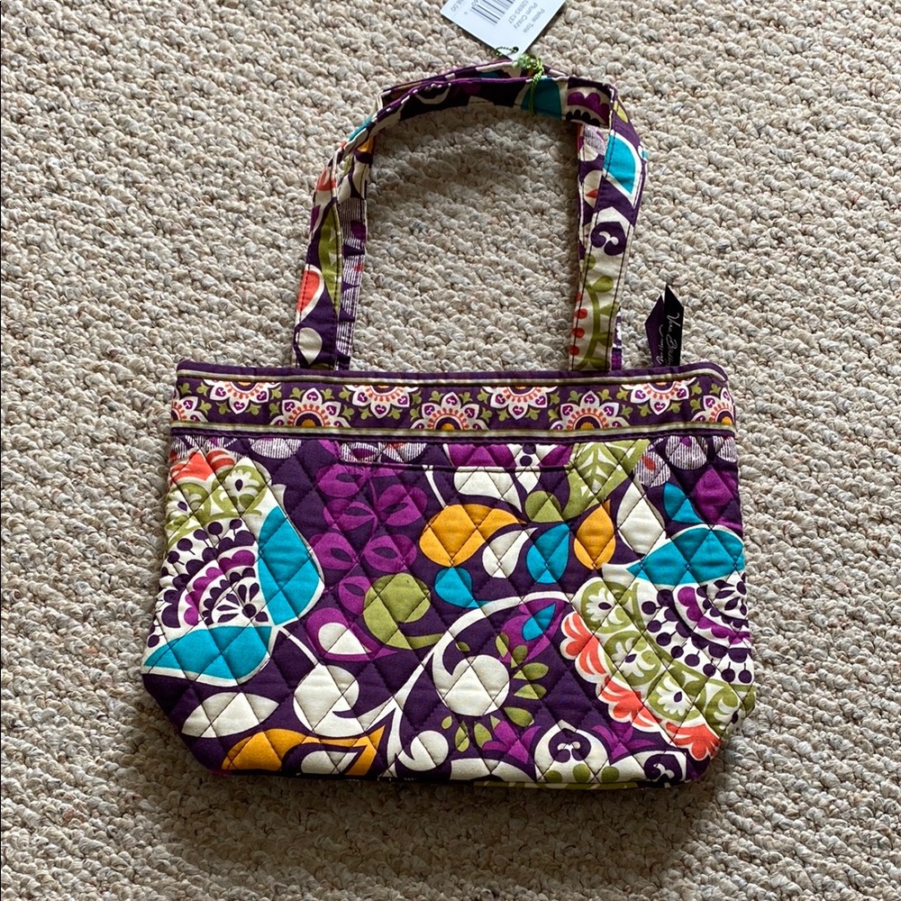 NWT Vera Bradley Petite tote Plum Crazy